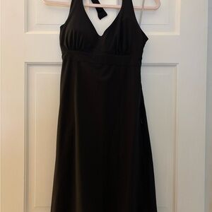 Athleta Black Halter Dress